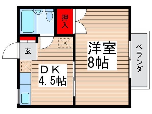 コ－ポ角谷の物件間取画像